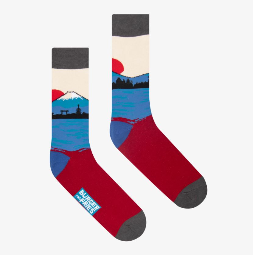 Socks burger and fries Calze BF1009 - Marylou Shop
