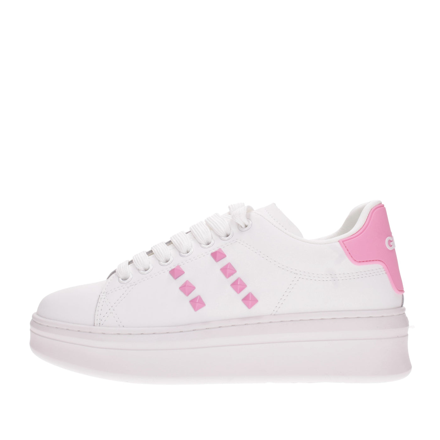 Gaelle Sneakers#colore_bianco-rosa