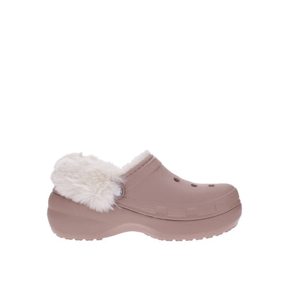 Crocs Sabot Classic Platform Fuzz Lined Cg - Marylou Shop
