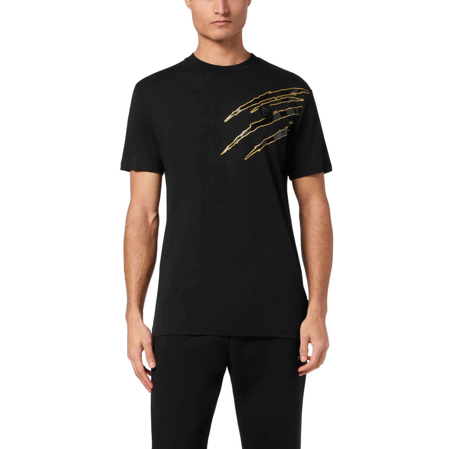 Plein Sport T-Shirt Round Neck SS Lamina Scratch - Marylou Shop