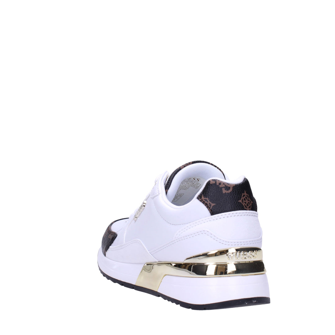 Guess Womens FL5MOXFAL12 Moxea Lace Up Trainers In White - Foto 7
