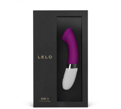 Lelo GIGI 2 massaggiatore potente silenzioso e curvo da donna deep rose 7845h - Marylou Shop