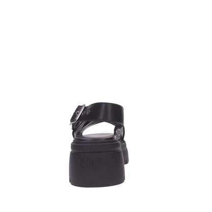 Buffalo Sandalo#colore_nero-argento