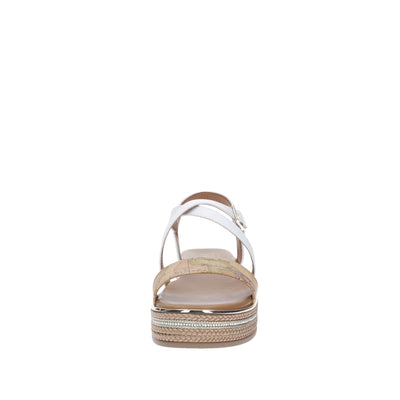 Alviero martini Sandalo#colore_beige-bianco