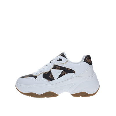 Guess Sneakers#colore_bianco-marrone