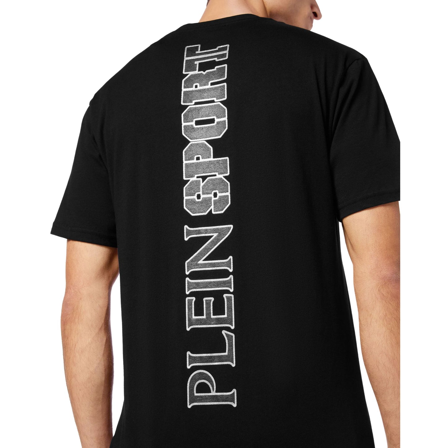 Plein Sport T-Shirt Round Neck SS Lamina Scratch - Marylou Shop