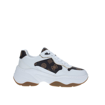 Guess Sneakers#colore_bianco-marrone