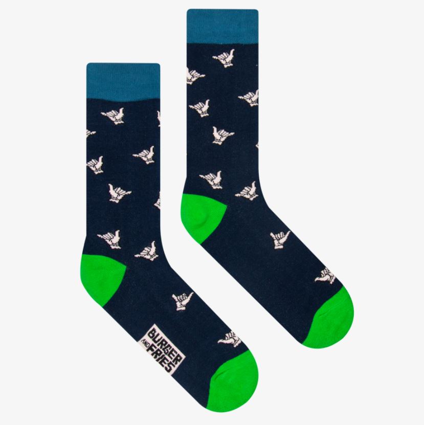 Socks burger and fries Calze BF1011 - Marylou Shop
