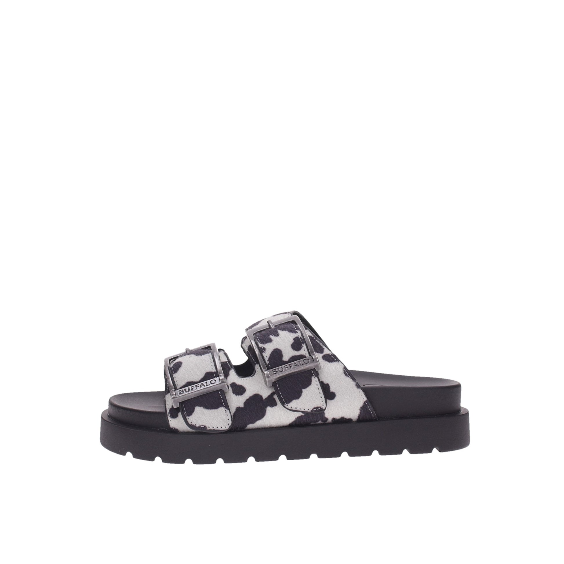 Buffalo Sandalo#colore_nero-bianco