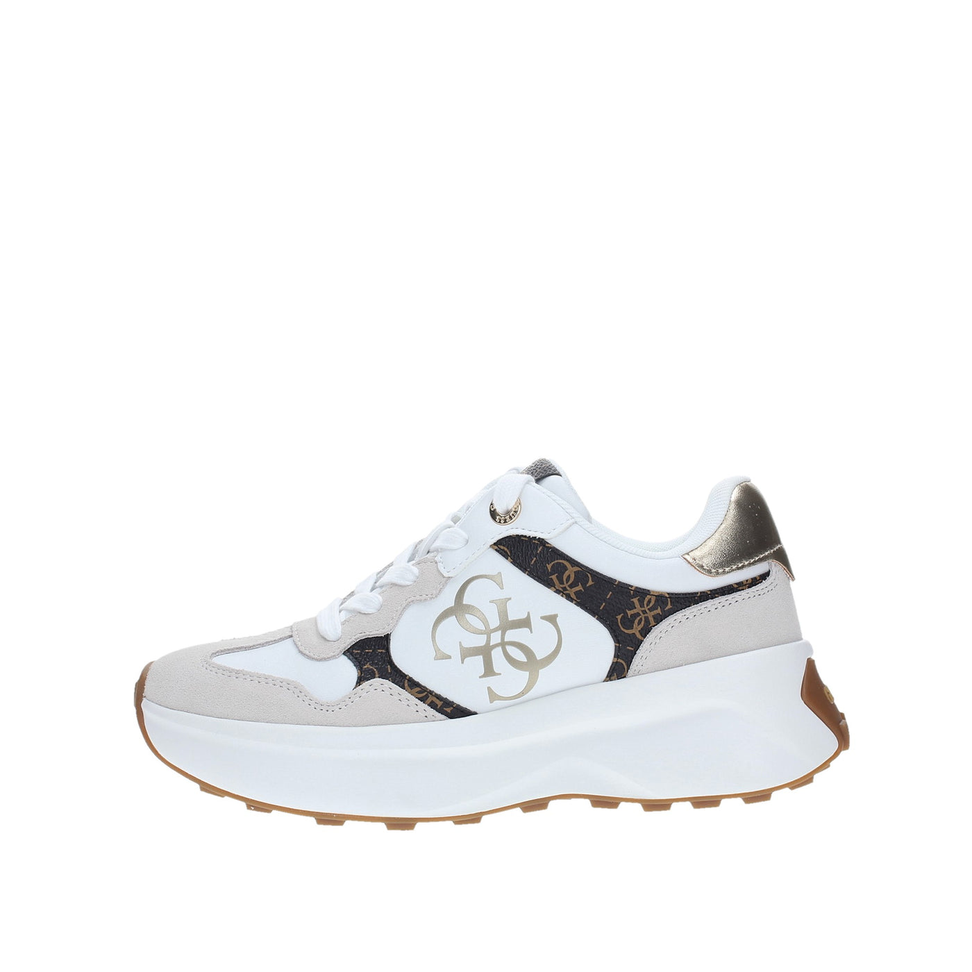 Guess Sneakers#colore_bianco-marrone