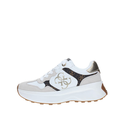 Guess Sneakers#colore_bianco-marrone
