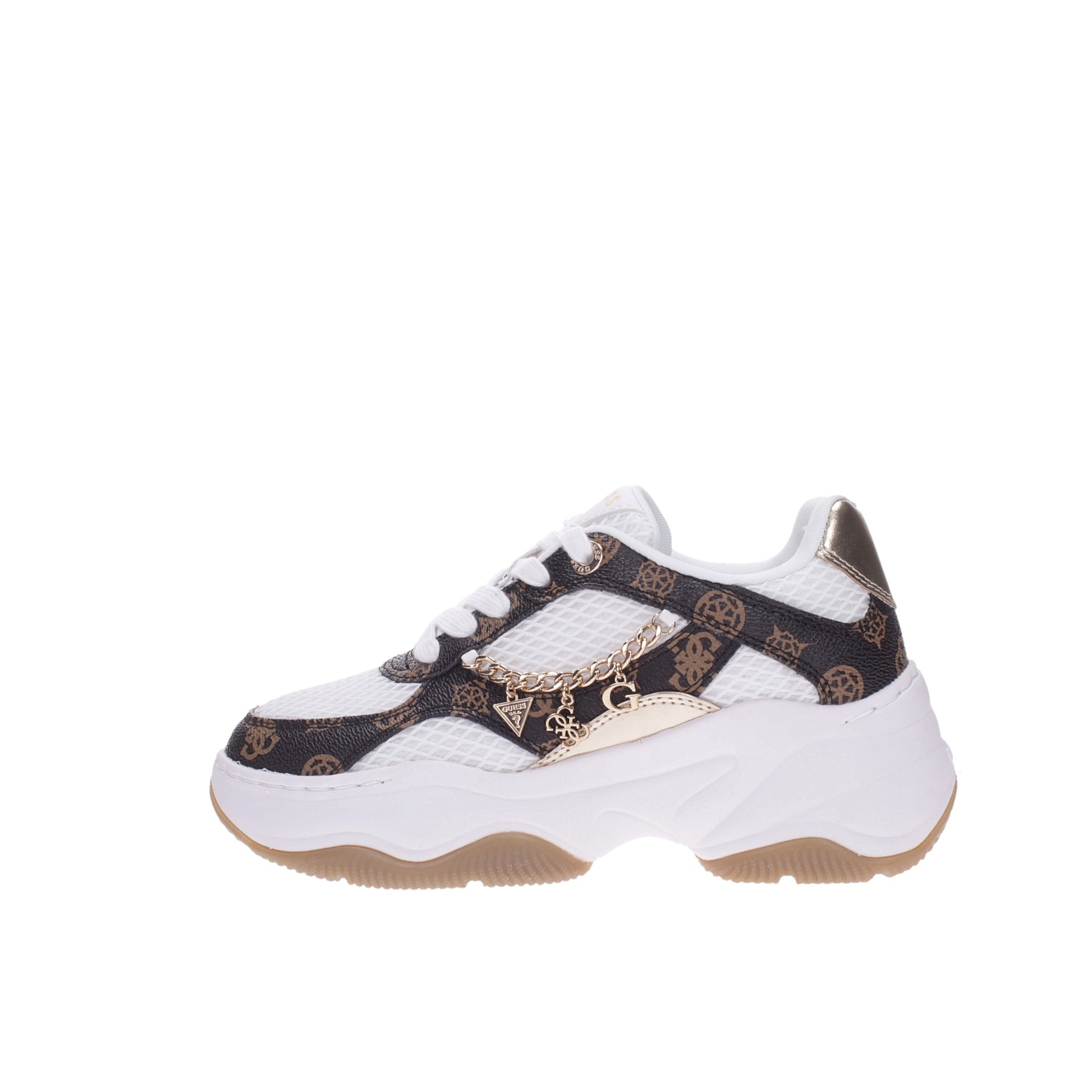 Guess Sneakers#colore_bianco-marrone