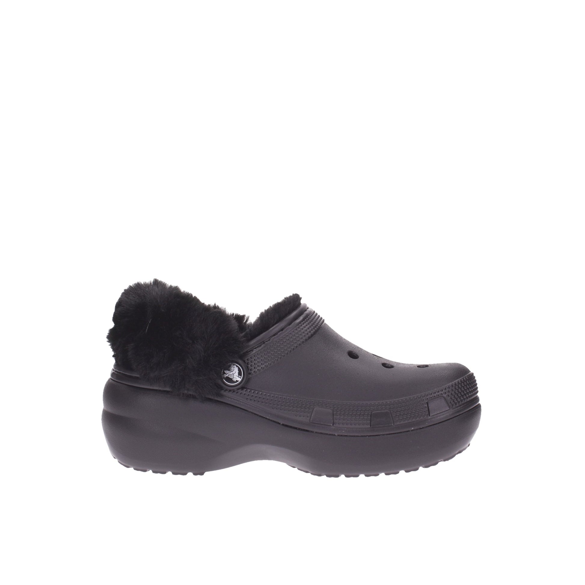 Crocs Sabot Classic Platform Fuzz Lined Cg - Marylou Shop