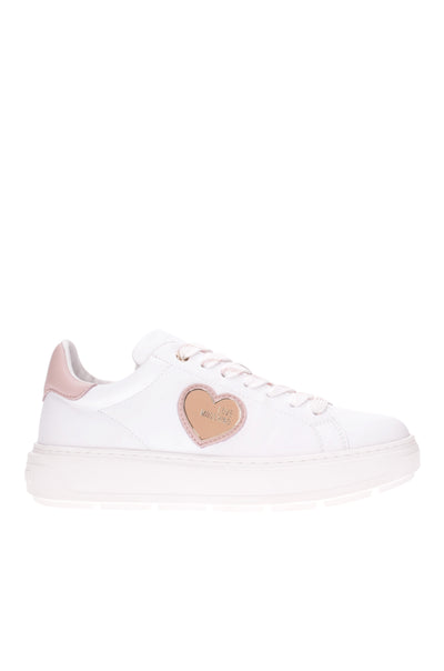 Love moschino Sneakers#colore_bianco-rosa