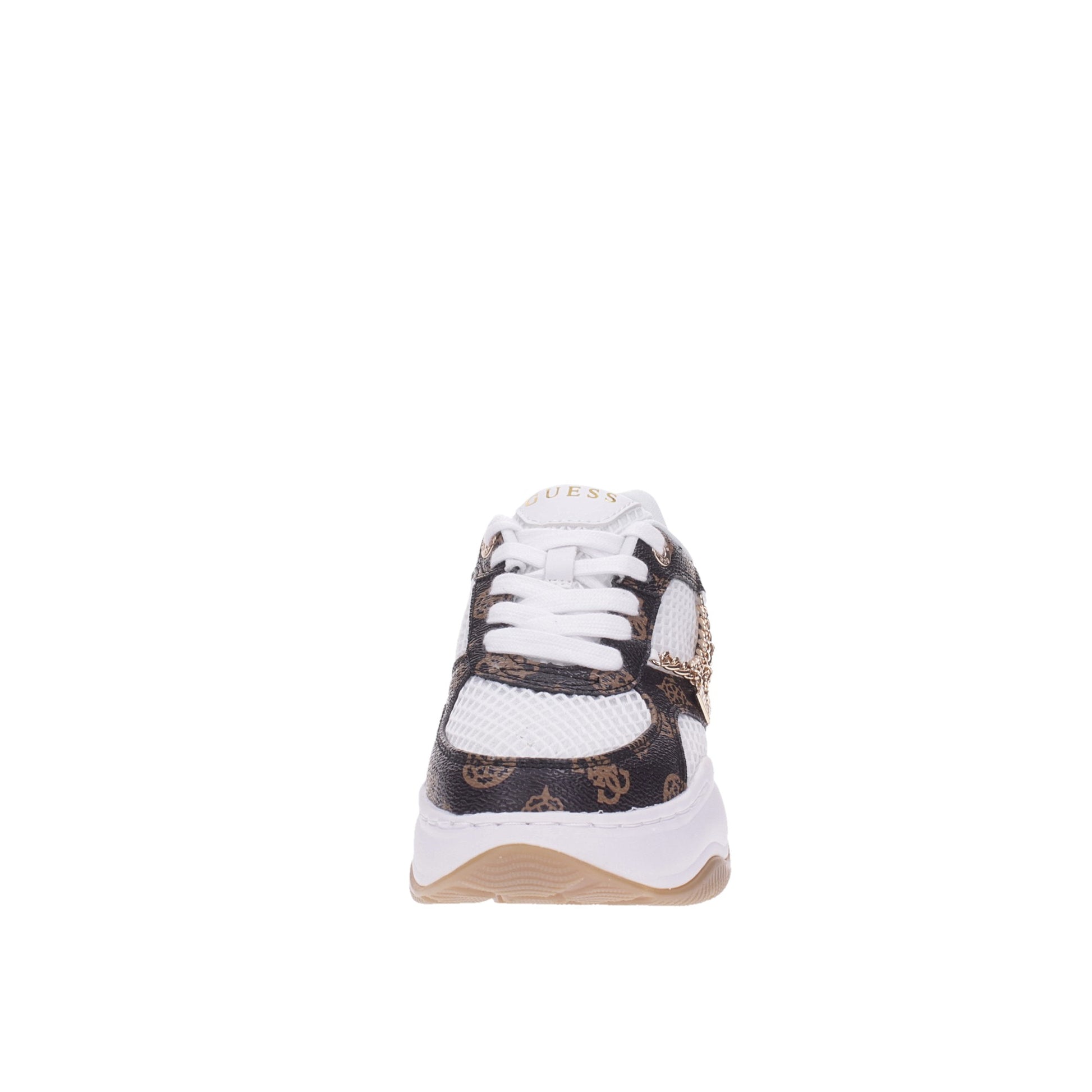 Guess Sneakers#colore_bianco-marrone