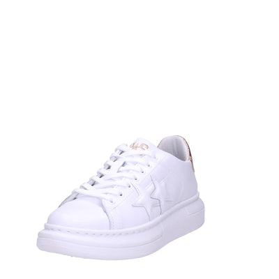 2 star Sneakers#colore_bianco-rosa