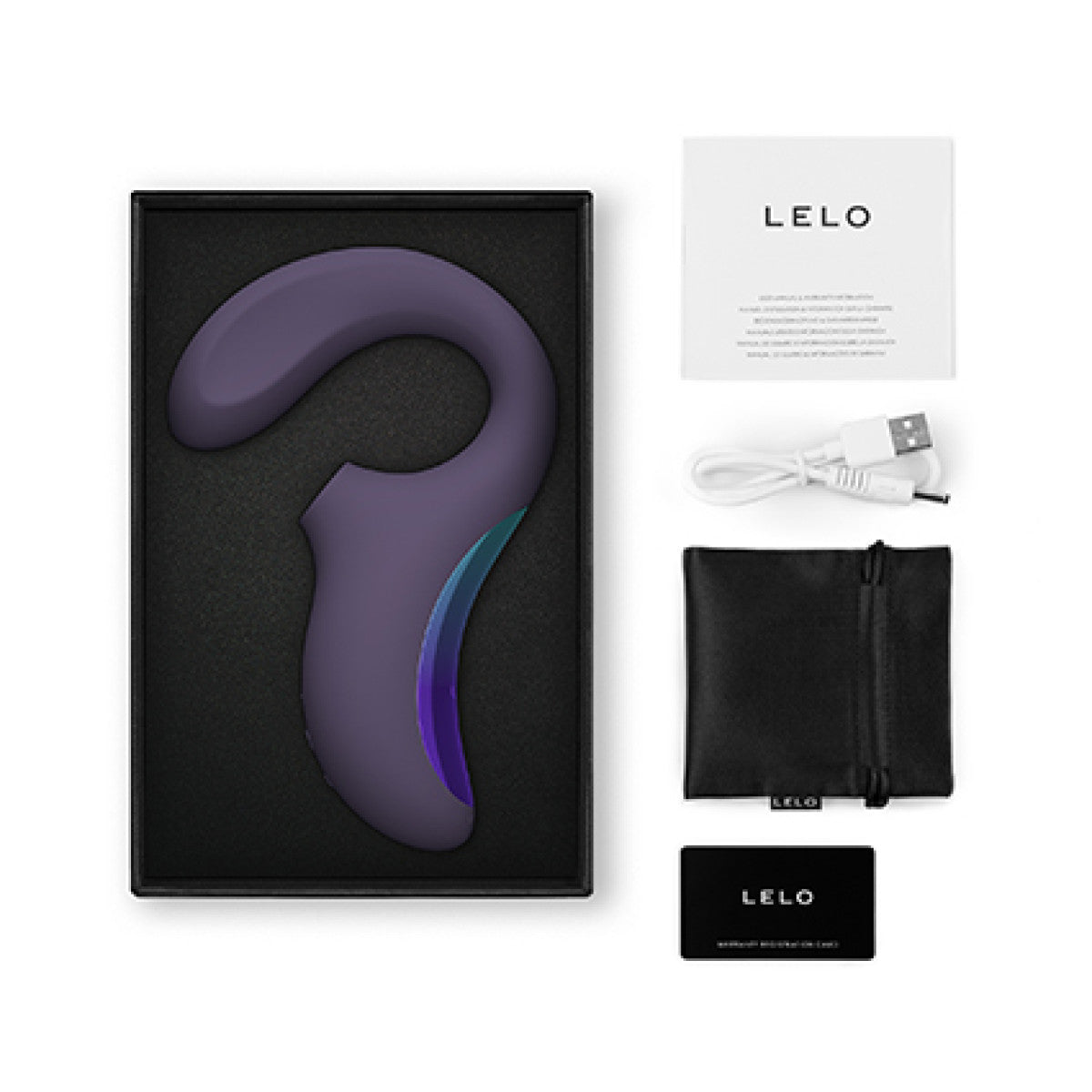 Lelo ENIGMA WAVE CYBER Massaggiatore sonico a tripla stimolazione per donne in Plastica abs e silicone purple Viola 9332h - Marylou Shop