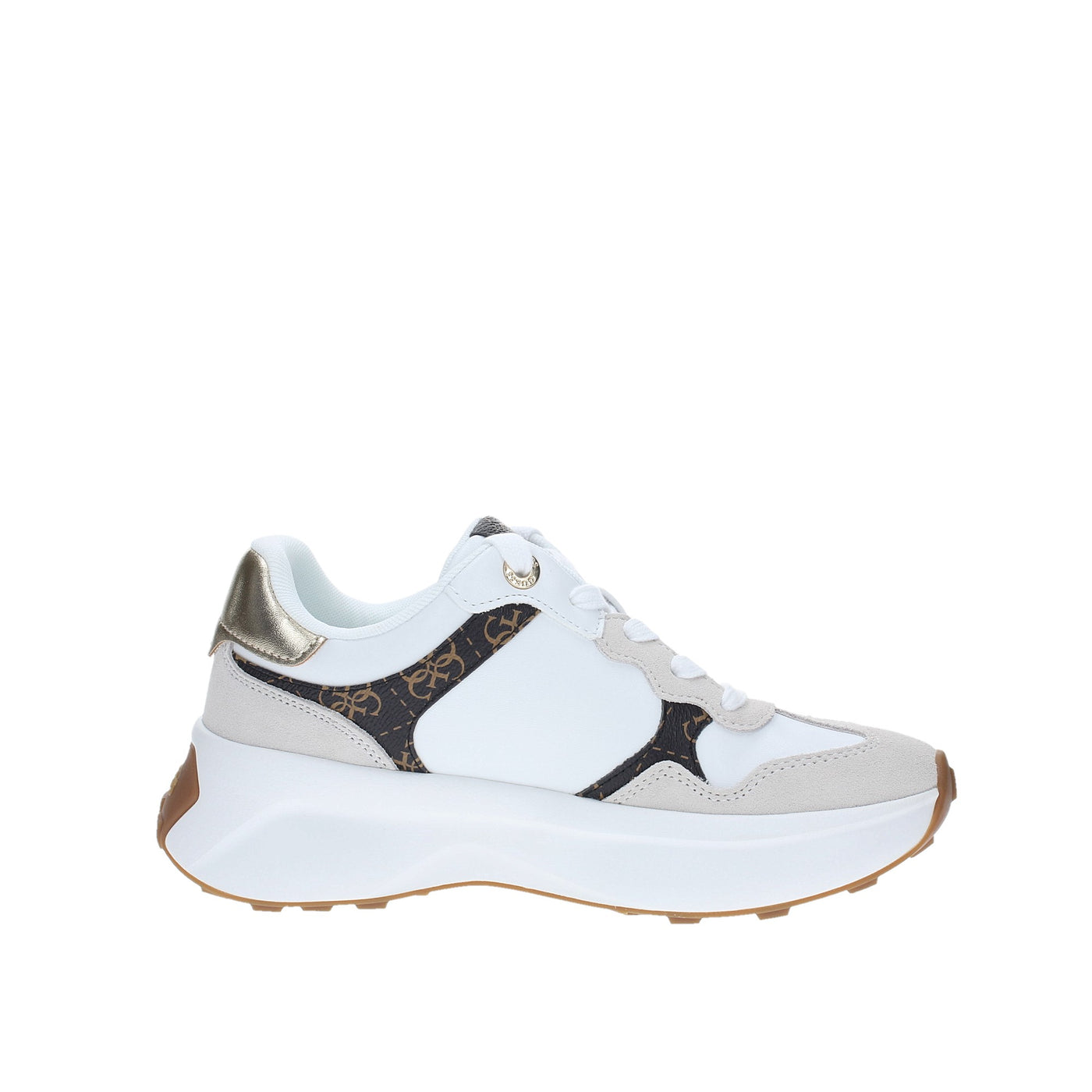 Guess Sneakers#colore_bianco-marrone