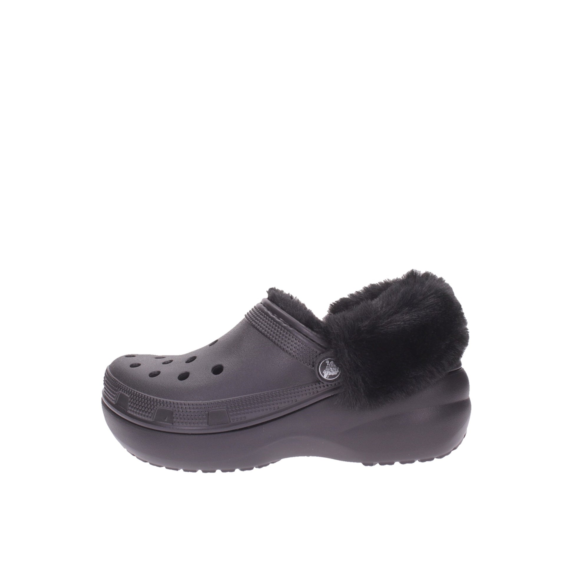 Crocs Sabot Classic Platform Fuzz Lined Cg - Marylou Shop