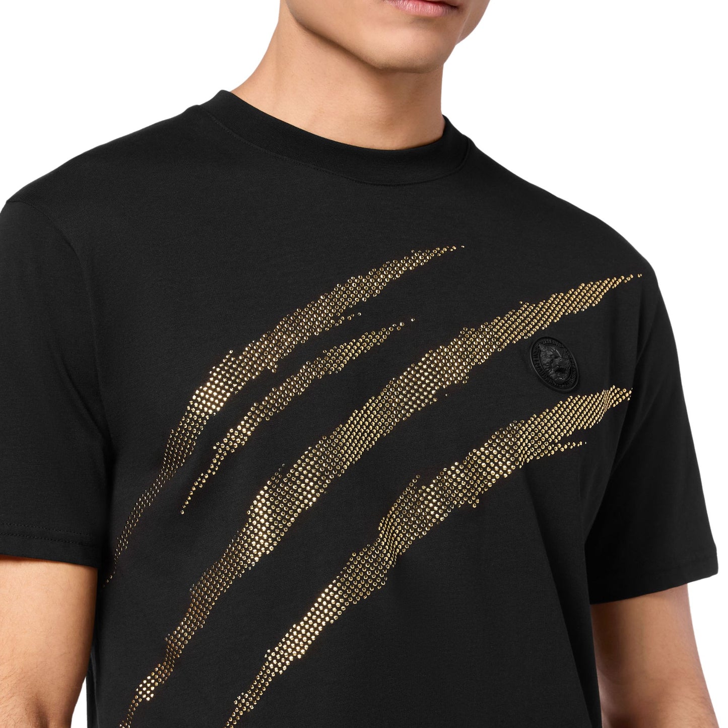 Plein Sport T-Shirt Round Neck SS Lamina Scratch - Marylou Shop