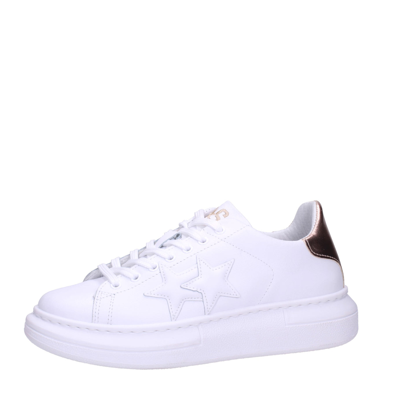 2 star Sneakers#colore_bianco-rosa