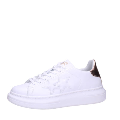 2 star Sneakers#colore_bianco-rosa