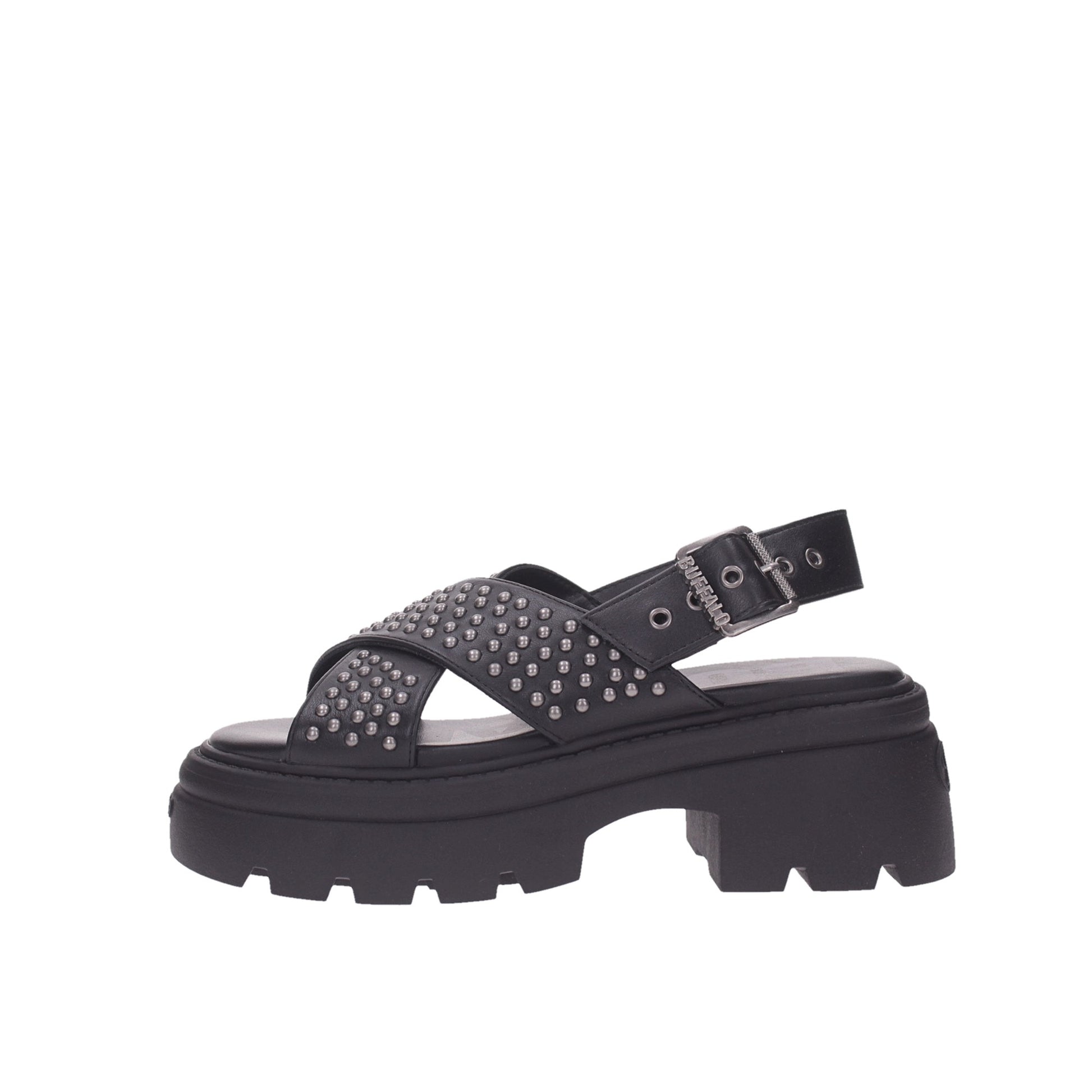 Buffalo Sandalo#colore_nero-argento