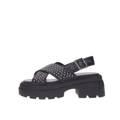 Buffalo Sandalo#colore_nero-argento