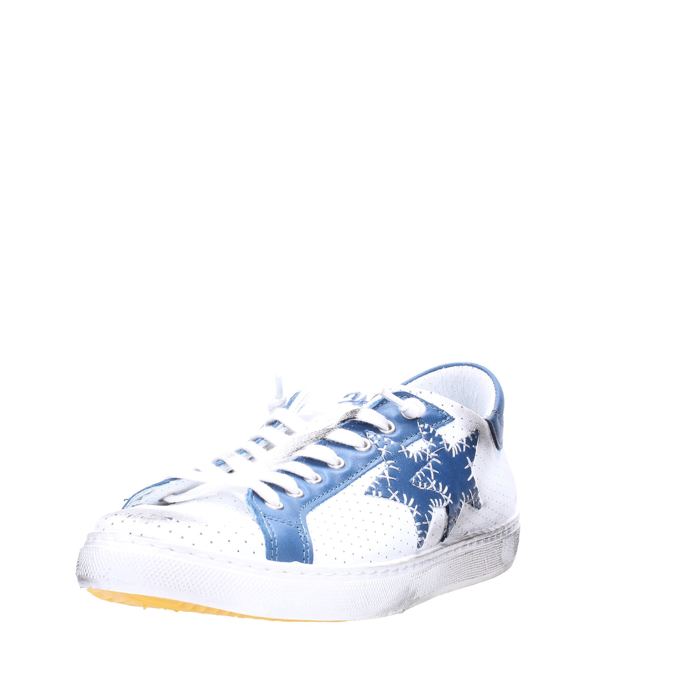 2 star Sneakers#colore_bianco-blu