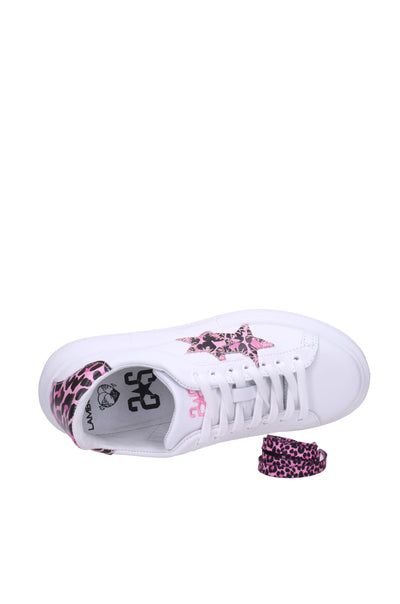 2 star by elettra lamborghini Sneakers#colore_bianco-rosa